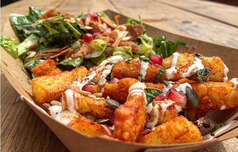 halloumi fries