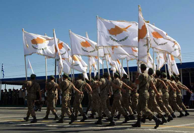 Cyprus independence parade